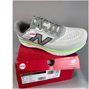 New Balance Fresh Foam X EVOZ v4 Running Shoes Men 12 Wide Grey Green NEW In Box